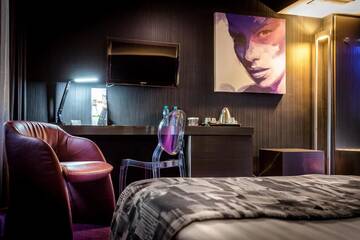Фото номера Двухместный номер Делюкс с 1 кроватью Отель Plaza V Executive Hotel г. Тыргу-Муреш 16